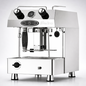 Sleek-Fracino-espresso-machine-in-focus